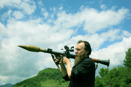 Aleksandr Dugin in South Ossetia in July 2008. Photo: wikipedia