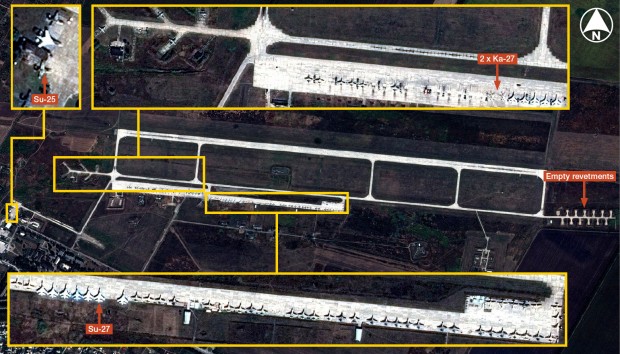 Primorsko-Akhtarsk Airbase, March 14. Photo: Airbus Defence and Space