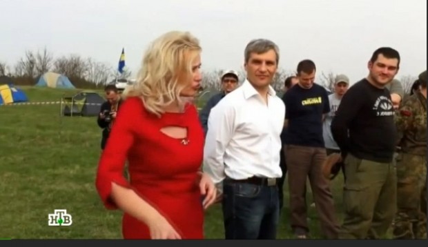 Screen grab from NTV's "Furies of Maidan: Sex, Psychosis and Politics" 19 April 2014