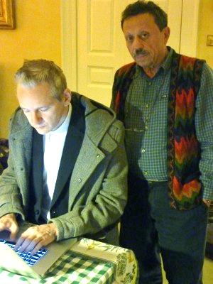 Israel Shamir with Julian Assange of WikiLeaks