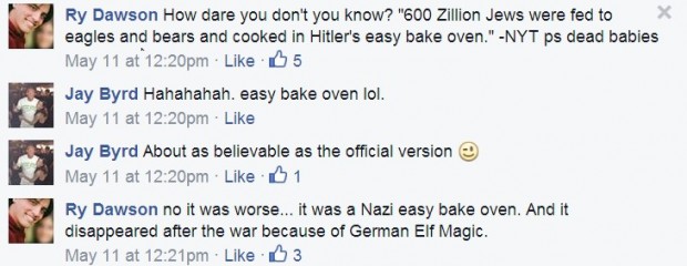 Screenshot from Dawson’s Facebook page