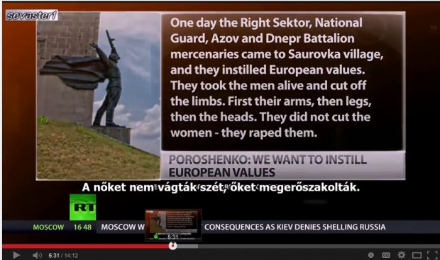 Screengrab from RT.com anti-Ukraine "Truthseekers" Episode