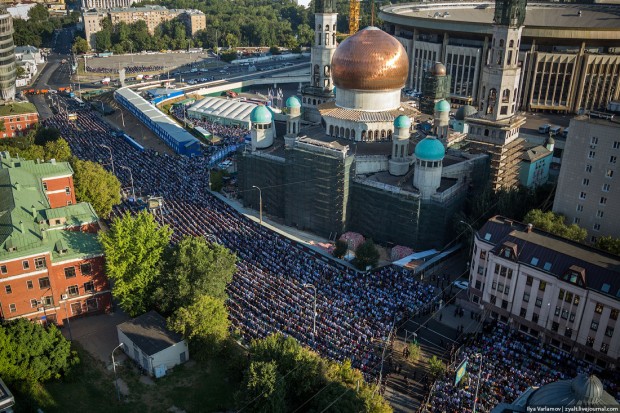 Soborny [Cathedral] Mosque in Moscow 28 July 2014. Photo by Ilya Varlamov