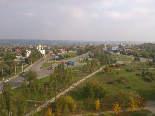 Lugansk, Komsomol District October 2013. Photo by Dimc.