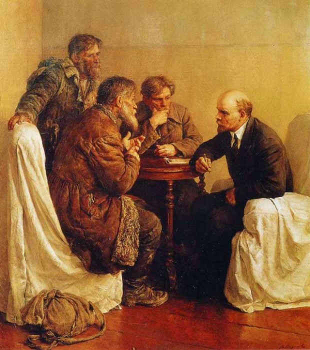 "Lenin and the Petitioners" by V. Serov