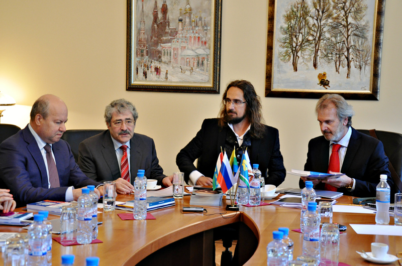 (left to right) Vasiliy Likhachev, Armen Oganesyan, Tibor Eliot Rostás, and Dušan Budzák, Moscow, 4 June 2015